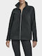 Fleece Jachetă de damă cu Fermoar Black