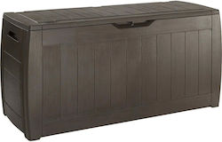 Keter Outdoor Storage Box Hollywood 270lt Brown L118xW45xH57cm