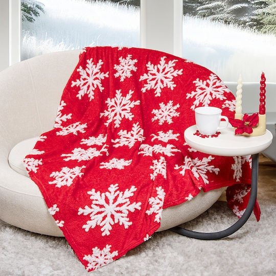 Nima Snowtime Blanket Fleece Sofa 130x170cm Snowtime
