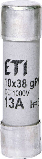 Siguranță Fuzibilă Cilindrică Gpv Protecție Module Fotovoltaice 10x38 13A 1000V DC 002625078 Eti