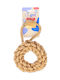 Glee Παιχνίδι Σκύλου Braided Hemp Tyre Coffee Wood Chew Small 15cm