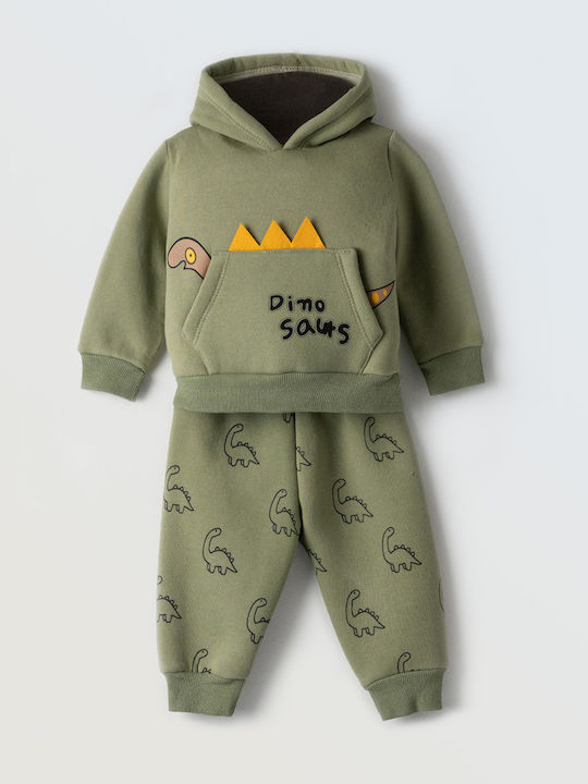 Hashtag Kids Sweatpants Set Olive Green