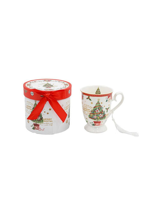 Fylliana Christmas Mug Ceramic White L12xW11cm.
