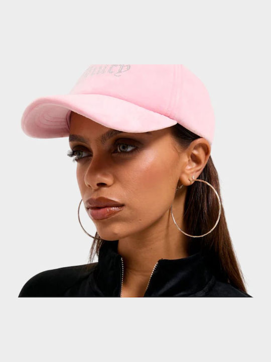 Καπέλο Juicy Couture Velour Diamante Baseball Cup Jcawh224702-105 Ροζ