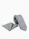 Legend Accessories Herren Krawatten Set Monochrom in Gray Farbe