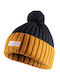Matind Beanie Γυναικείος Σκούφος Πλεκτός σε Κίτρινο χρώμα