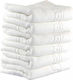 Kotonia Home Set 6 Hotel Hand Towels 50x30 cm White