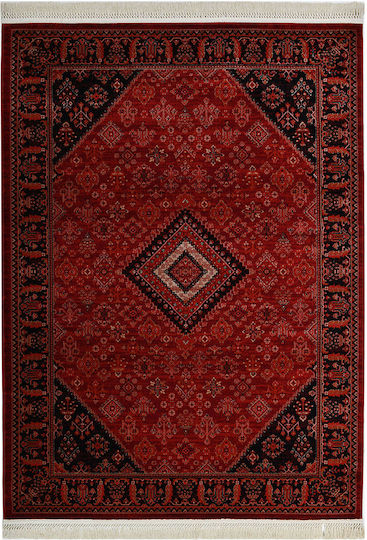 Royal Carpet Afgan Ръчно изработено Килим Правоъгълена с крошки D.red Black