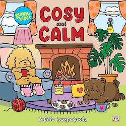 Книга за оцветяване против стрес Sunny Vibes: Cosy and Calm