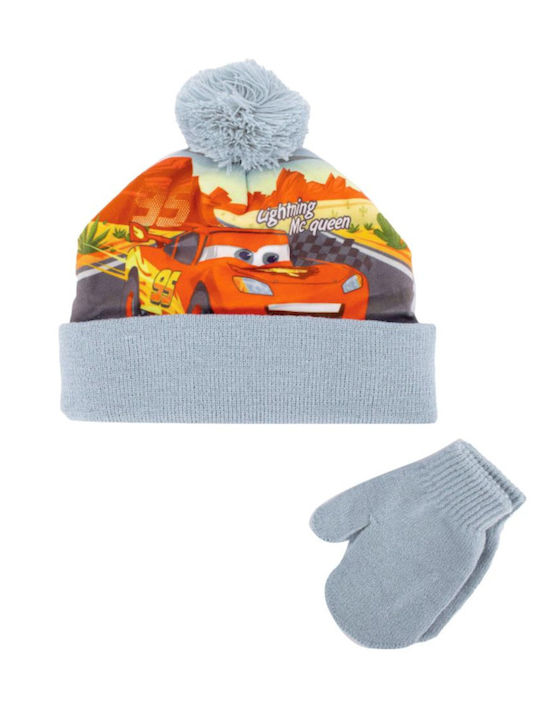 Mc Queen Set Căciulă Copil cu Mănuși Fleece Gri