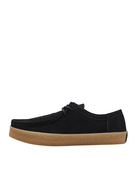 Wildleder Herren Freizeitschuhe Schwarz