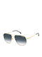 Carrera Men's Sunglasses with Gold Metallic Frame and Grey Gradient Lens 363/S OIT/08