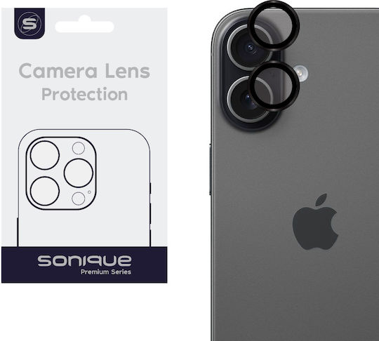 Sonique Lens Camera Protection Tempered Glass Black for the Apple iPhone 17