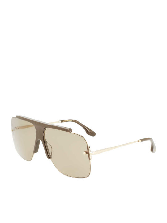 Victoria Beckham VB686S geometric-frame sunglasses in brown acetate with gradien Victoria Beckham VB686S Sunglasses – Beverly Hills Eyewear main image 4
