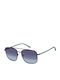 Polaroid Men's Sunglasses with Black Metal Frame and Blue Gradient Lens PLD4192/G 003/Z7