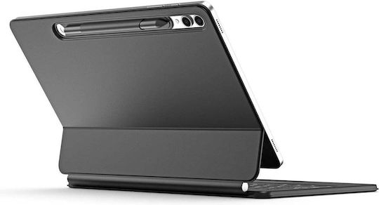 Dux Ducis Durable Flip Cover With Keyboard Black Samsung Galaxy Tab S9+ S8+ S7+