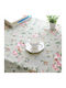 To megalo pazari Tablecloth Linen with Embroidery Linen 140x180cm