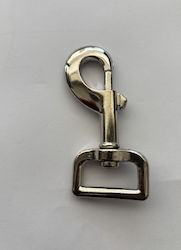 Metallkarabiner Silbernes Leine 2,5cm x 7,5cm
