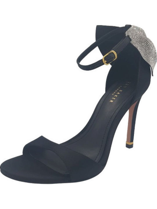 Stoff Sandalen Anatomisch Schwarz