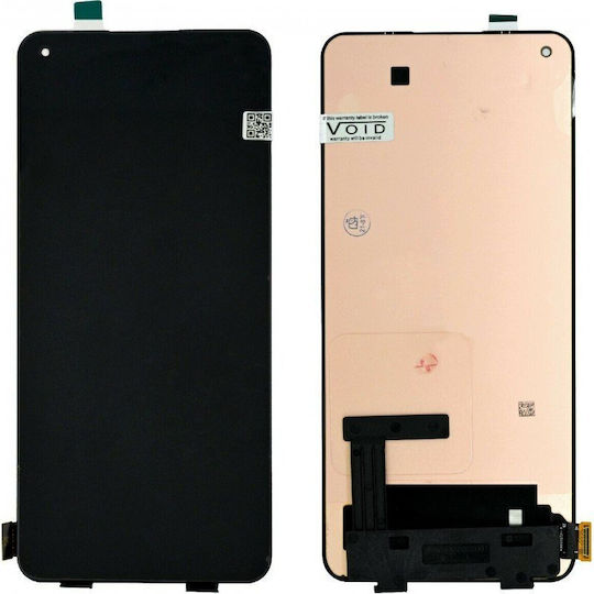 Screen OLED Xiaomi 11 Lite 5g with Touch Mechanism for Xiaomi 11 Lite 5G NE, Mi 11 Lite 4G/5G (Black)