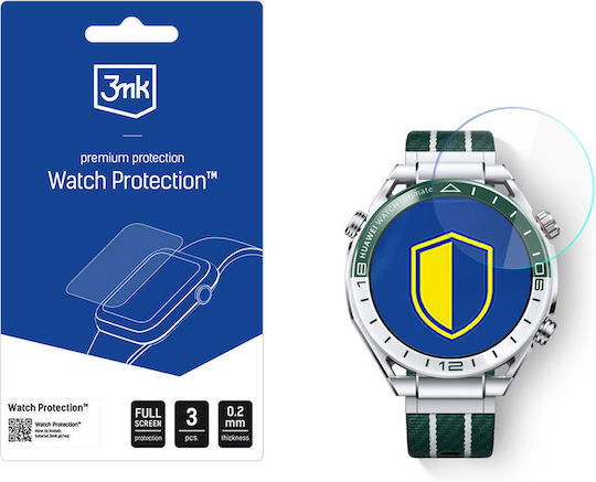 3MK Watch Protection Flexibleglass Tempered Glass for the Huawei Watch Ultimate 3pcs