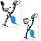 HomCom Xbike Αναδιπλούμενο Ποδήλατο Spinning Μαγνητικό