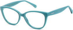 Polaroid Children's Plastic Eyeglass Frame Butterfly D847