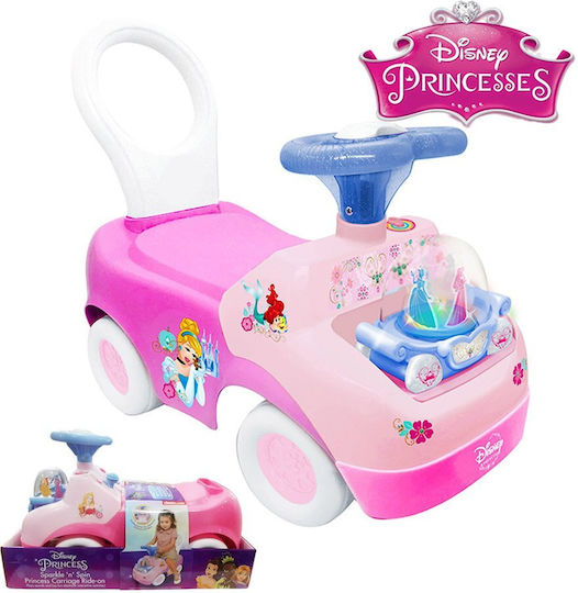 Kiddieland Spark N’ Glow Princess Carriage Ride On with Sounds Pink