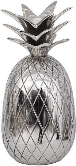 Метално Декоративно Fylliana Pineapple Никел Цвят 9x9x17см