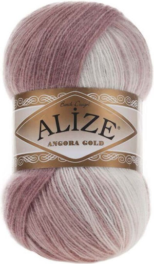 Alize Angora Gold Amestec 100m 550gr Alize Angora Gold Batik 5698