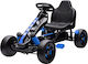 Go Kart Μονοθέσιο με Πετάλι Μπλε για 3+ Ετών