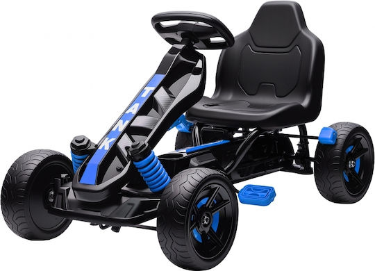 Go Kart Μονοθέσιο με Πετάλι Μπλε για 3+ Ετών