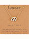 Zodiac Sign Cancer from Gold Plated Steel