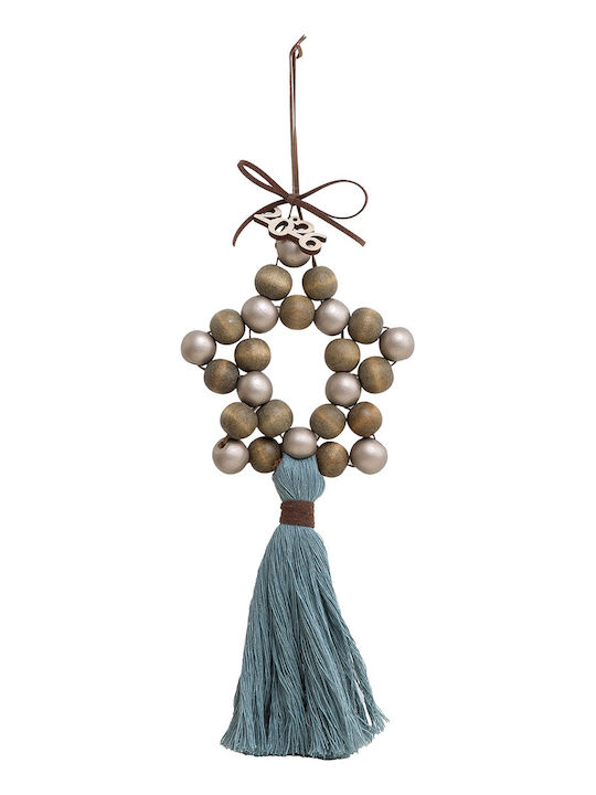 Beauty Home Wood Christmas Decorative Pendant Star