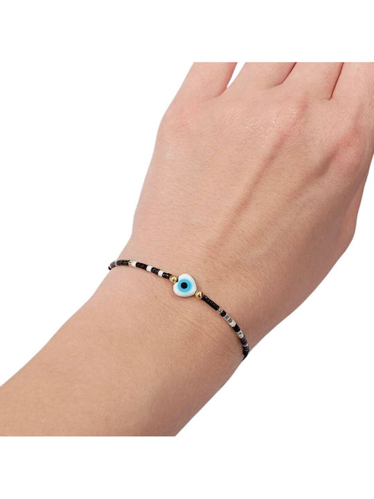 Women's Bracelet Set Macrame with design Heart made of Cord