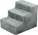 Pawhut Folding Pet Staircase 3 Steps Washable C...