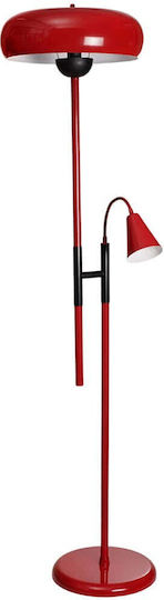 Opviq Stehleuchte H160xB38cm. Rot
