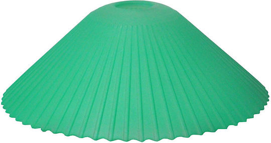 Glass Portable Replacement E14 Green 22.5x8cm Sinialo 2900553