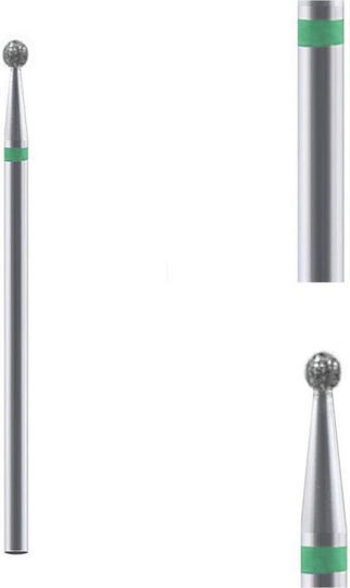 Nail Drill Diamond Cutter Bit with Ball Head Green
