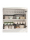 Songmics Tabletop Inox Base 2 Pieces Black