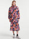 Women's Blue Coat with Buttons
