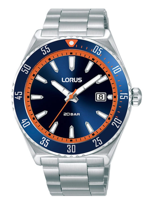 Lorus Sports Men's Watch Battery with Silver Metal Bracelet