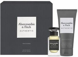 Abercrombie & Fitch Authentic Men's Set with Eau de Toilette