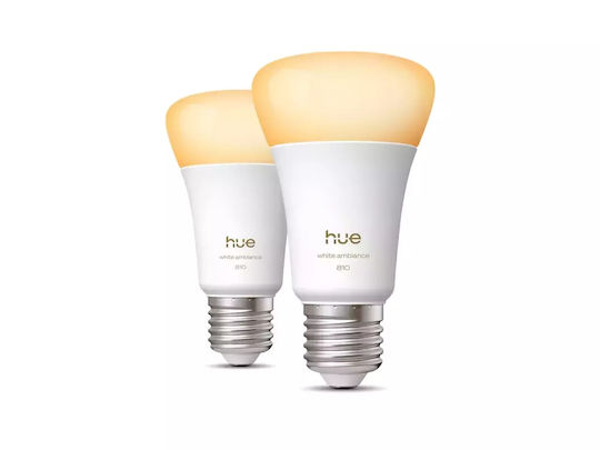 Philips Smart Lampen LED für Fassung E27 und Form A60 2Stück