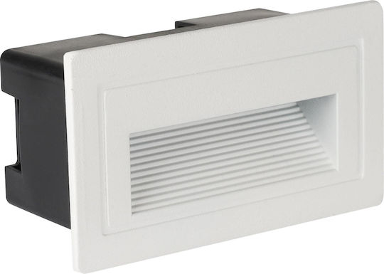 Optonica Стенно Външно Осветително Тяло LED IP65 3W с Естествено бяло Светлина