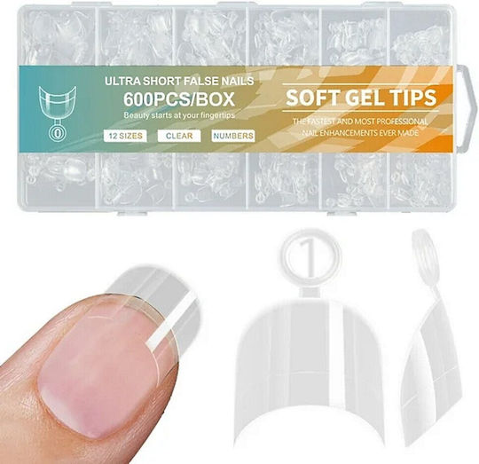 Nagelspitzen Transparent IS-8693