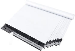 Set Courier Packaging Bags Self Adhesive 50 Pieces White B4 26x35 Cm Aria Trade