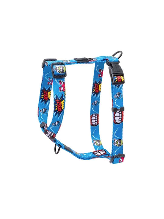 Σαμαράκι Σκύλου Rogz Fusion Classic Harness Comic Blue Large