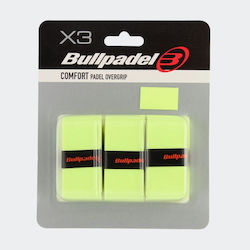Bullpadel Gb-1200 Padel Overgrips X 3 Жълти Bullpadel Gb-1200 Padel Overgrips X 3 Жълти