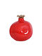 Fylliana Fl25067 Handmade Tabletop Lucky Charm Pomegranate Red Ceramic 10x10cm 1pcs